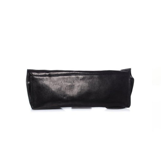 Image 1 of Maison Du Posh, pochette a farfalla in pelle nera