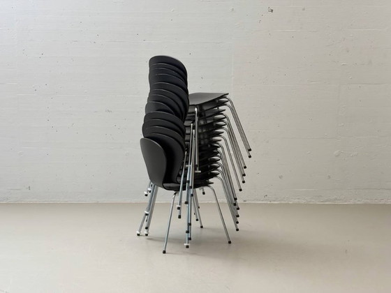 Image 1 of Juego de 6 sillas apilables, modelo SON / Solo, de Sitz & Co, Dinamarca.