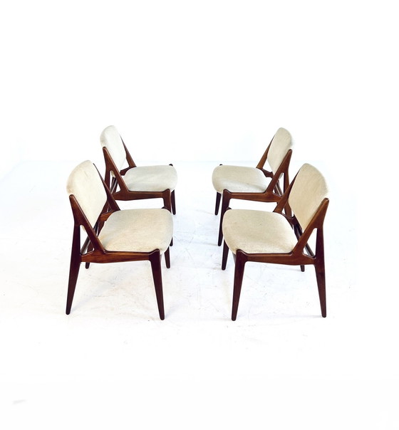 Image 1 of 4x Chaise de salle à manger 'Ella', Arne Vodder, VAMO Sonderborg '60