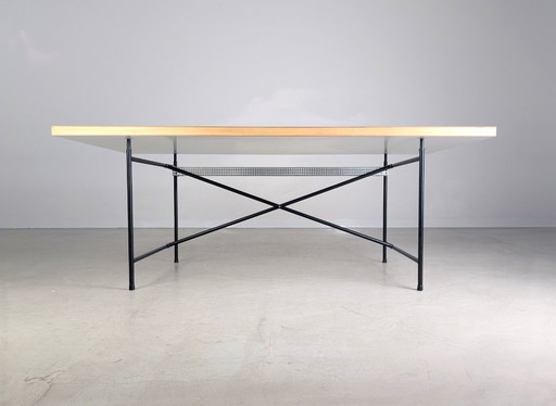 2x Original Egon Eiermann desk Richard Lampert 195x90cm