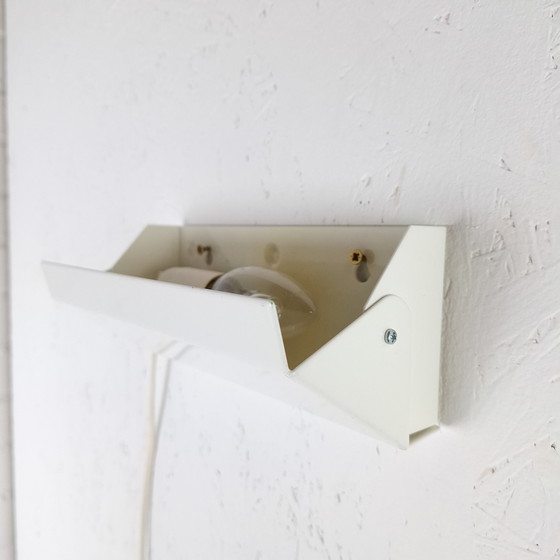 Image 1 of Lampada da parete vintage bianca Massive