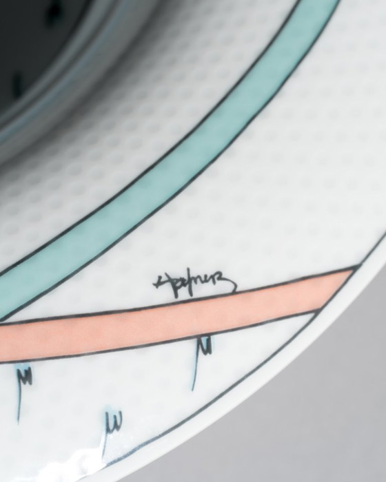 Image 1 of Rosenthal Tapio Wirkkala Dorothy Hafner Century New Wave Fruits Bowl & Vase Set