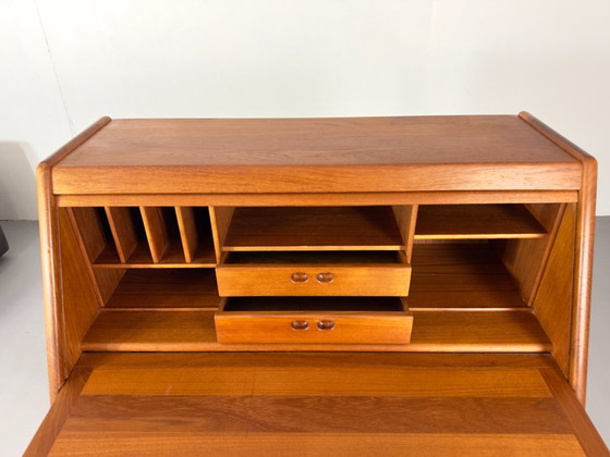 Scrittoio Segretario in Teak Design Danese Dyrlund con Tavolo Pieghevole – Scrivanie, Wood (photo 6 of 12)