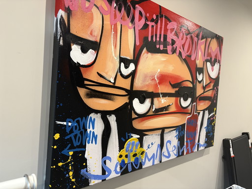 Peinture Selwyn Senatori "No Sleep Till Brooklyn" (Pas de sommeil jusqu'à Brooklyn)