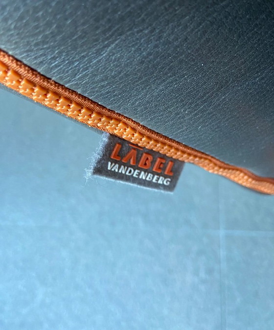 Poltrona Label Vandenberg First Class, pelle grigia, Poltrone, Metallo, Grigio, Design (foto 4 di 5)