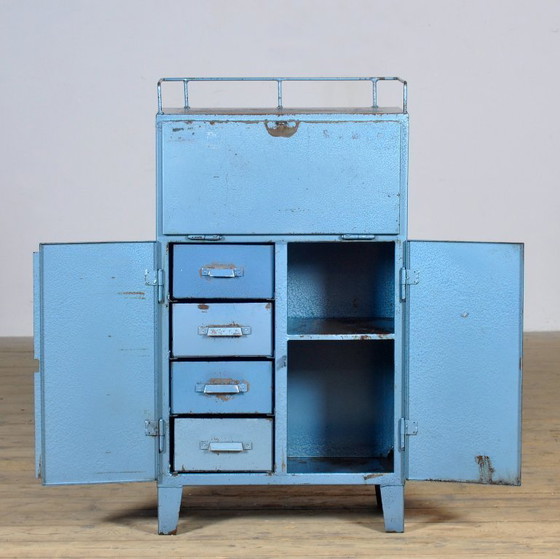 Image 1 of Industrial four-drawer cabinet from the 1970s