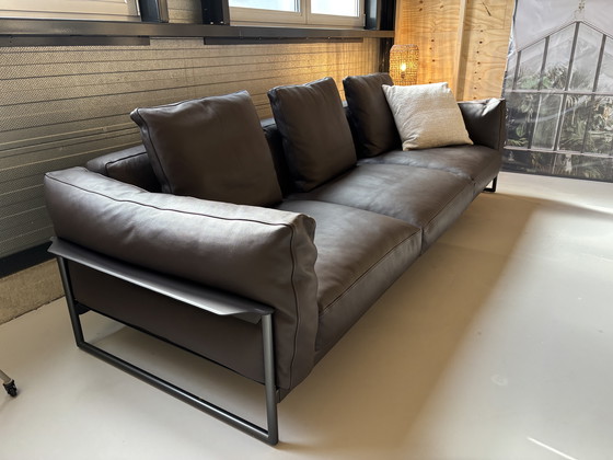 Image 1 of Flexform Flexform Zeno 5 plazas Cuero Premium Testa di Moro LP € 22.000