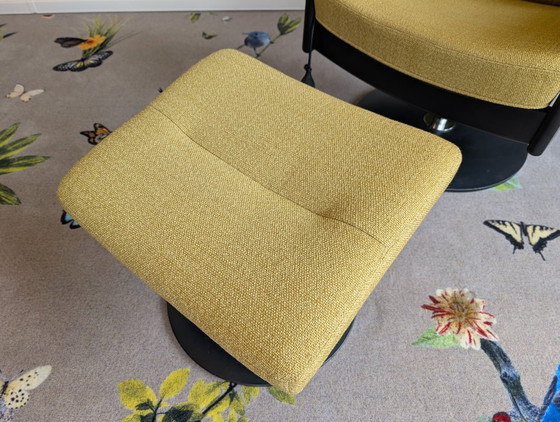 Plus 5980 Adjustable recliner chair + Footstool | Farstrup, Wool, Black (photo 8 of 11)