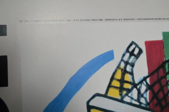 “Leger Farewell New York” Poster - After Fernand Leger ( ) – Paper, Abstract (photo 9 of 12)