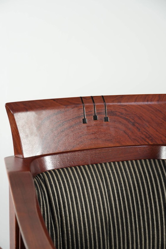 Image 1 of 4 x Fabric Schuitema designer dining chair with armrests from the Decoforma series