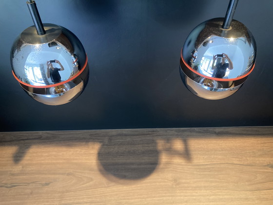 Image 1 of 2x Kaiser Leuchten vintage hanglampen