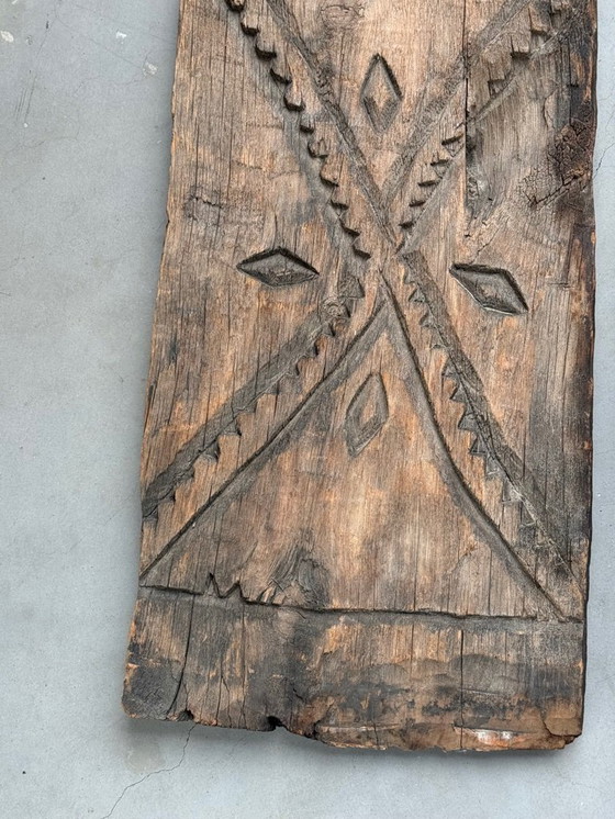 Image 1 of 2x Decorative authentic wooden shelves