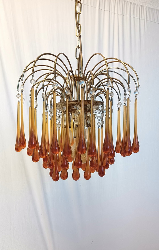 Image 1 of Lampadario a cascata Kabo Murano 71054