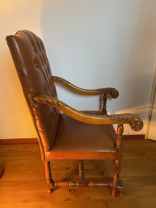 Royale kasteel stoel cq troonstoel 