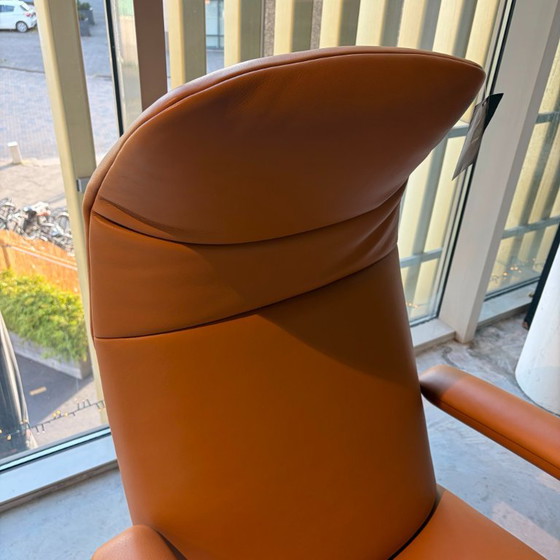 Jori Yoga Multi-move Electric Poltrone relax, Pelle, Metallo, Marrone (foto 3 di 5)