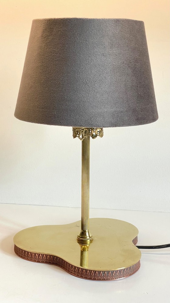 Image 1 of LAMPADA VINTAGE Clover IN OTTONE MASSICCIO