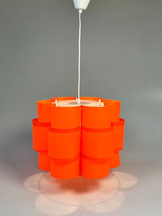 Vintage pendant lamp, Hans Agne Jakobsen, Scan-light, Tn64/410 – Plastic (photo 7 of 15)