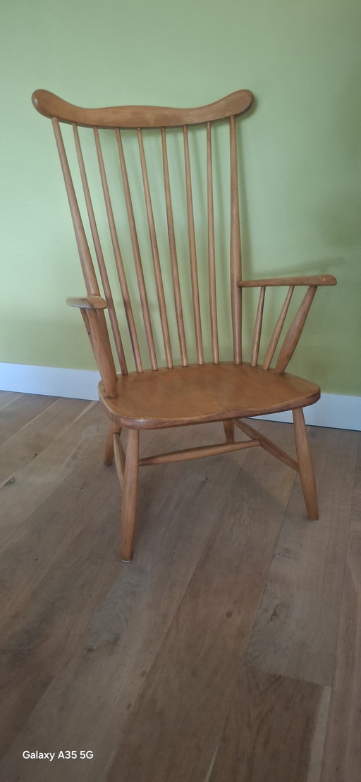 Scandinavian vintage spindle chair
