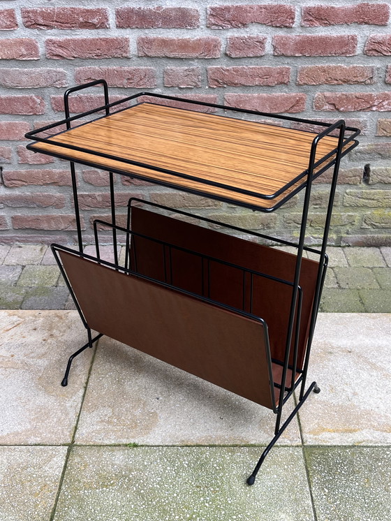 Image 1 of Table de lutrin vintage à armature métallique | 1950-1960 | Très bon état !