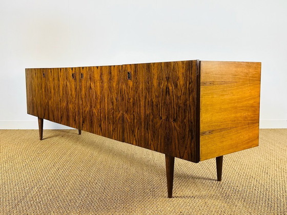 Image 1 of Scandinavian rosewood sideboard with tapered legs, 1960