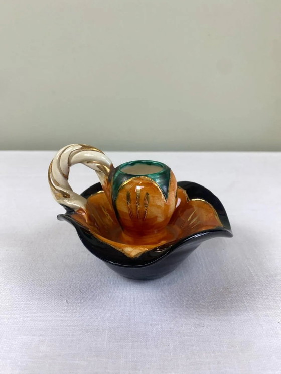 Vintage Vallauris candle holder – Porcelain, Ceramic (photo 2 of 10)