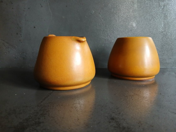 Image 1 of Service à sucre et à crème design milieu du siècle