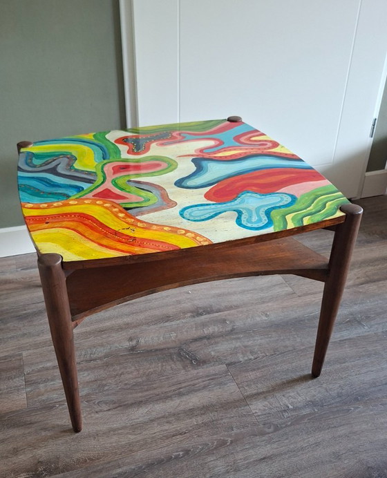 Rosewood Coffee Table Danish Design 60s. Art Work&Formica. (photo 3 of 21)
