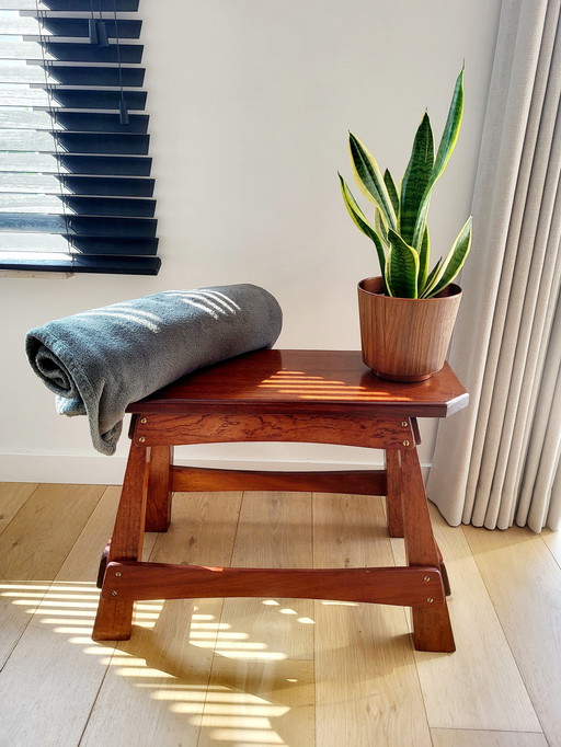Vintage Wooden Authentic Bench, 70 cm