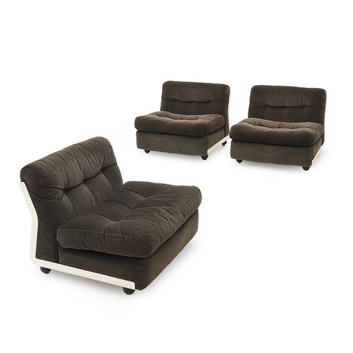 “Amanta” 3-Seater Modular Sofa by Mario Bellini for C&B Italia, 1960s