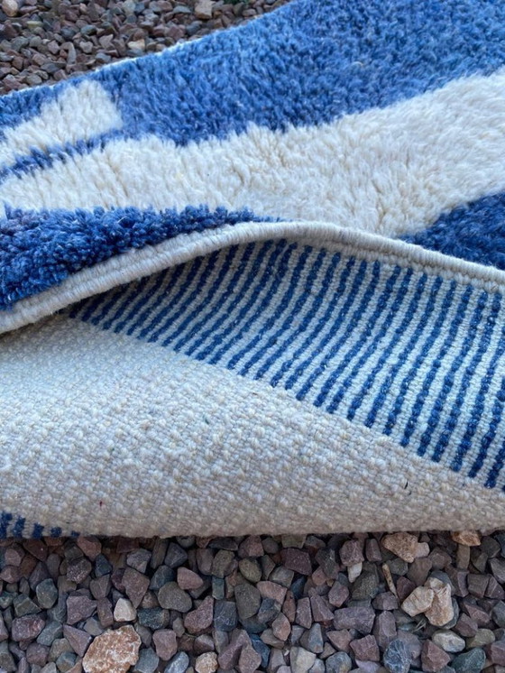 Image 1 of Handgefertigter Läuferteppich 300 cm x 70 cm