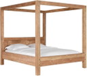 Cama con dosel de madera maciza de Dhakar Goossens