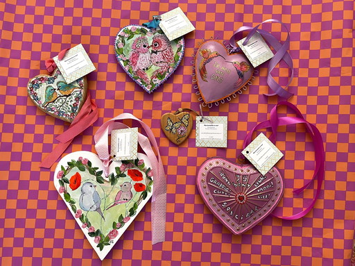 Handbeschilderd hart