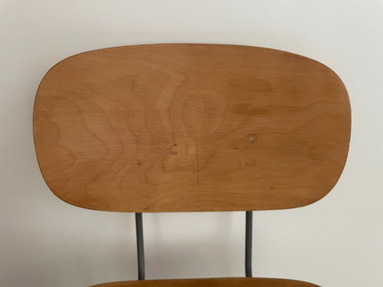 Image 1 of set van 6 stoelen Gispen 116