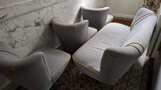 Image 1 of Zeldzame set Expo 58 cocktailzetels