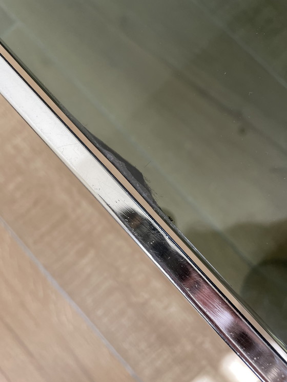 Image 1 of Tavolino vintage cromato dell'era spaziale