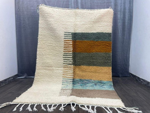 Tapis marocain en laine naturelle 250cmx150cm