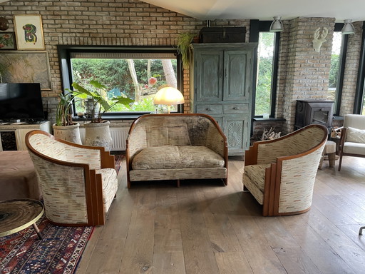 Sofagarnitur im Art-Deco-Stil