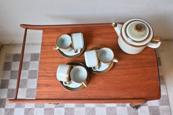 Image 1 of Vintage Teak Barcart Met Tijdschriftvak