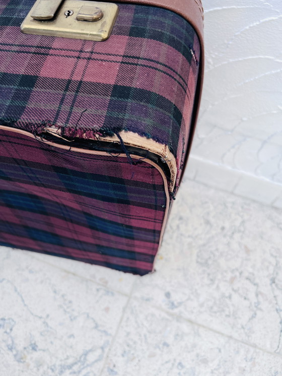 Image 1 of Coppia di valigie decorative scozzesi d'epoca