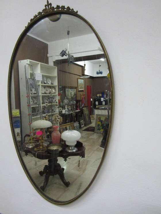 Image 1 of Espejo de latón estilo Gio Ponti