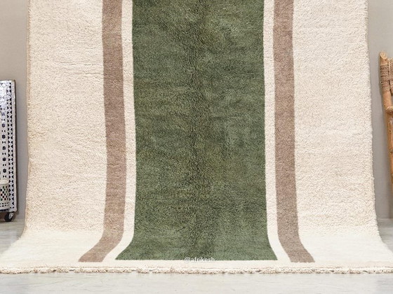 Grand tapis berbère fait main sur mesure authentique traditionnelle 3/4 m – Aime Té, Wool (photo 4 of 5)