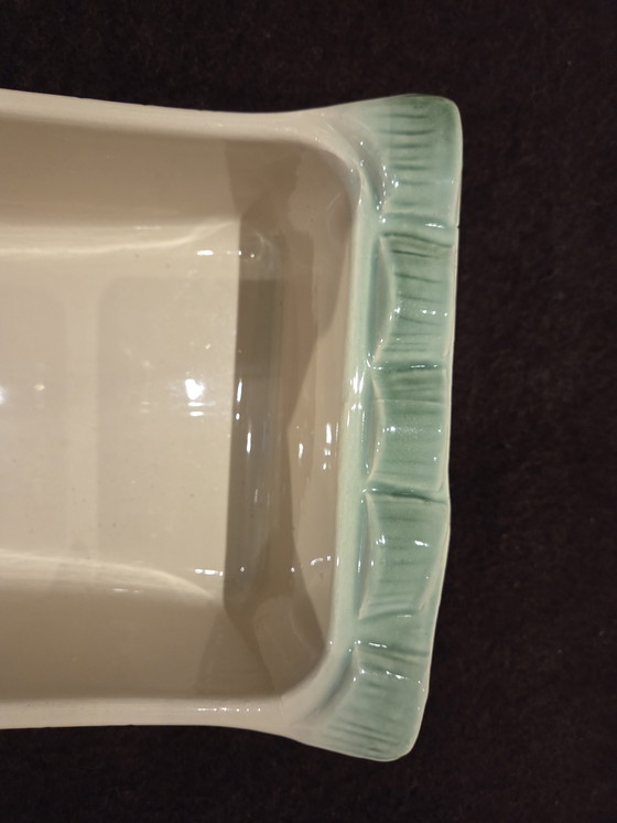 Image 1 of 2x Plato de espárragos de mayólica bretona BCI