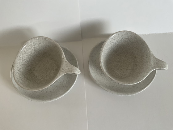 Image 1 of 2x Tazza e piattino vintage Glidden Pottery USA