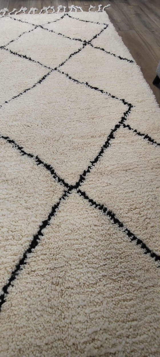 Image 1 of Tappeto Berber 310 x 210 Boho in lana vergine marocchino