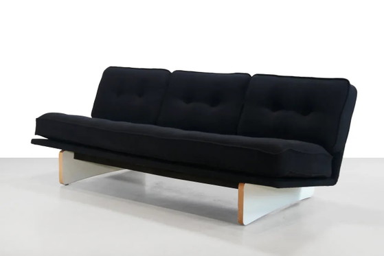 Divano Artifort C671 di Kho Liang Ie in lana nera – Divani 3 posti, Mid Century Modern (photo 9 of 9)