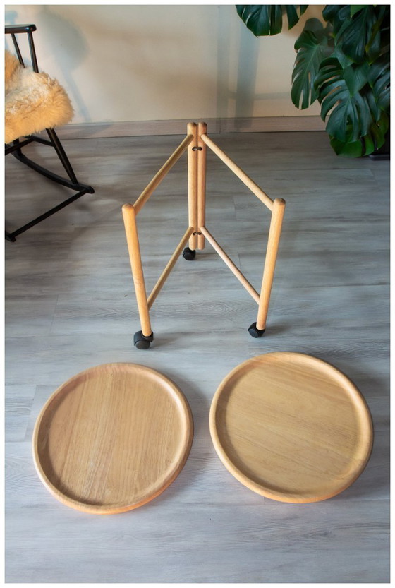 Image 1 of Danish Serving Trolley 1970s-80s Attributed to Jens Harald Quistgaard