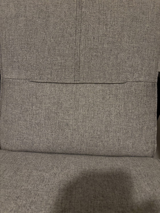 Image 1 of Sedia scandinava con rivestimento grigio chiaro screziato