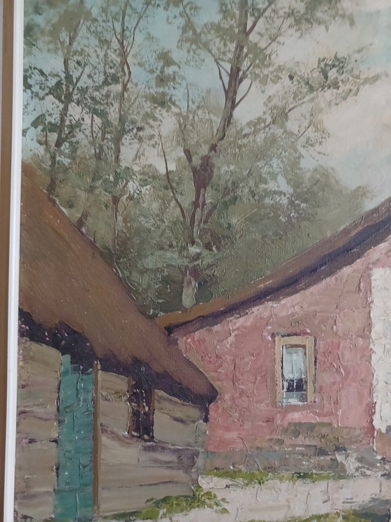 Quadro su tela in ottime condizioni – Hans Leutenegger, Dipinti e disegni, Canvas, Wood (photo 9 of 9)