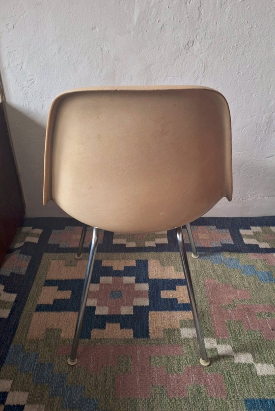Image 1 of Silla DSX de fibra de vidrio de principios de los 50, diseñada por Charles y Ray Eames para Herman Miller.