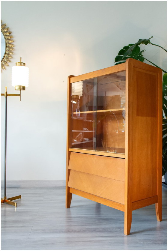 Vitrina y almacenaje 1950-60, Madera, Marrón (foto 6 de 9)